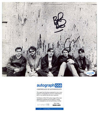 * PAVEMENT * signed 8x10 photo * STEPHEN MALKMUS & BOB NASTANOVICH * ACOA *