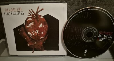 Foo Fighters 3 Track Cd2 Single- All My Life -2002 Uk Issue On Roswell Records 
