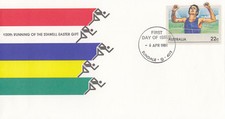 Running of Stawell Easter Gift Australia Postal Stationery FDC 1981 (13851)