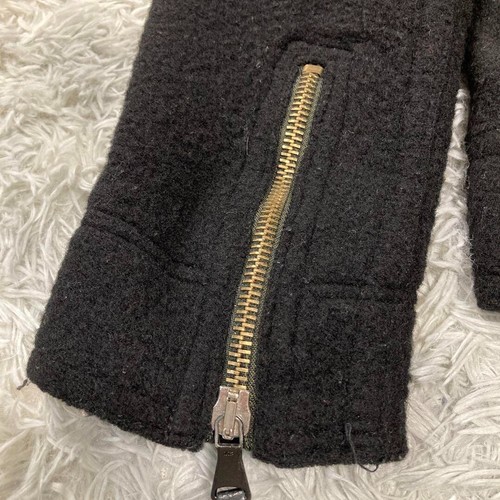 DIESEL Military Boa Jacket SIZE : M Swing Top Riders Wool Zip-Up Blouson JAPAN . - Picture 6 of 12