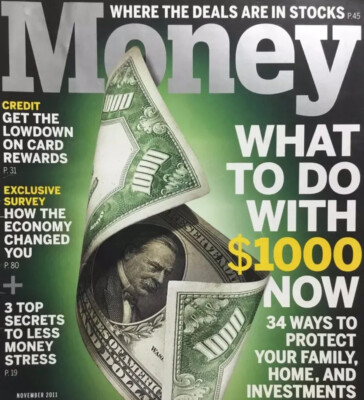 Money Magazine November 2011 - Stocks Deals - Top 3 Secrets To Less Money Stress