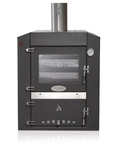 FONTANA FORNI a legna da incasso FORNO ITALIA 57x42 in acciaio BASIC | eBay
