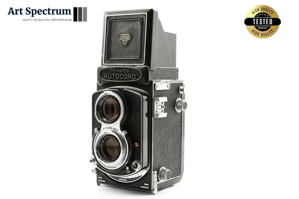 [Exc+8] Cámara fotográfica de formato medio Minolta Autocord Chiyoko Rokkor 75 mm f3,5 TLR Foto 3 de 4