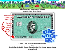 Ameriican Express AMEXX Money Credit Card SMART Sticker Skin Wrap