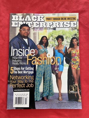 Black Enterprise Magazine Inside Fashion July 2000