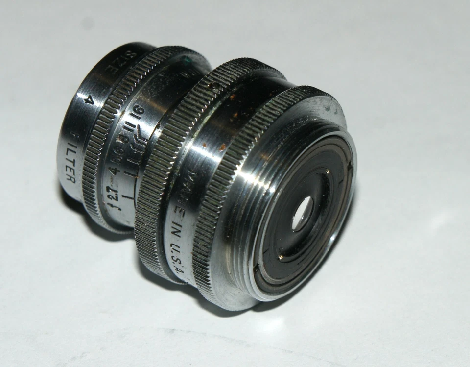 Wollensak Raptar 17 mm  f2.7 C-Mount Cine Movie 16 mm Lens FITS BOLEX ETC - Image 3 of 4