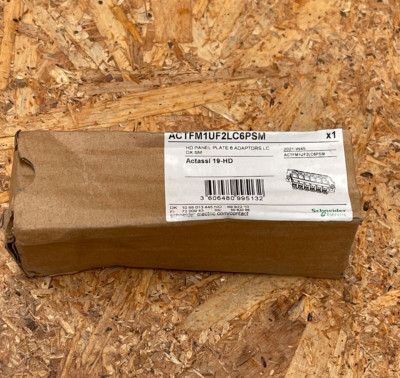 Schneider Electric   ACTFM1UF2LC6PSM **  Actassi Fibre-Optic Front Adapter