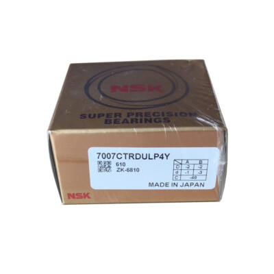 Set of Two NSK 7006CTRDULP4Y Abec-7 Super Precision Spindle Bearings.