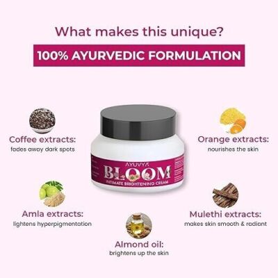 Ayuvya Bloom Intimate Brightening Cream for Dark Inner Thighs & Bikini Area