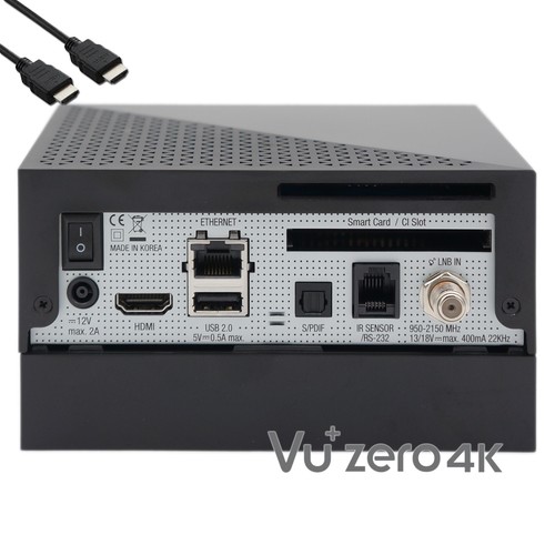 ►VU Zero 4K SE Ultra HD HDR Sat PVR Ricevitore, Smart HbbTV, Mediathek + 1TB HDD - Foto 10 di 14