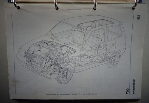 Manual de Taller Lancia Y10 Fuego / Touring / Turbo / Gt Año 1985-1995 - Imagen 5 de 9