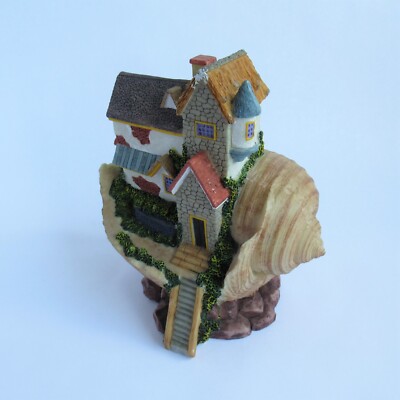 Neuheit Haus auf Schneckenhaus Modell (Aquarium Aquarium Kunststoff Harz Figur)