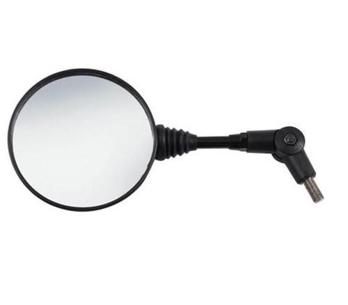 Scooter Motorcycle Motorbike Short Stem Classic Pair Mirror Thread Black DX+SX