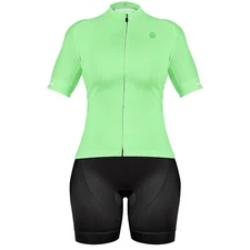 Zol Cycling  Women Breathable Race Fit Jersey With Bib