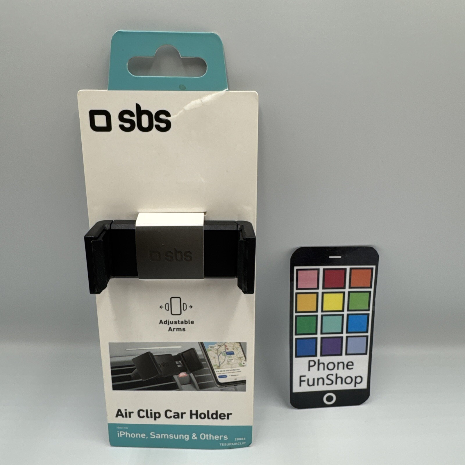Car Smartphone Holder Sbs TESUNSUPCLIPP AIR CLIP Universal Black