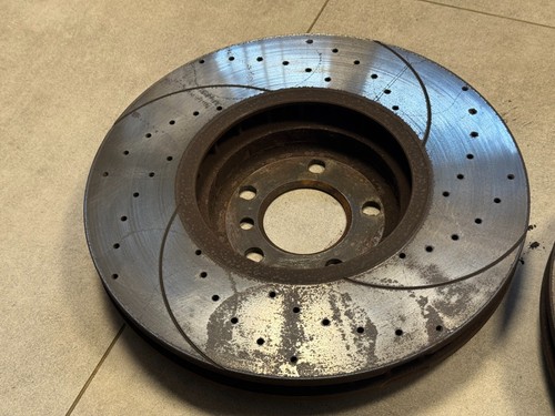 BMW X5 E70 F15 X6 E71 F16 ROTINGER Perforated Front Brake Disc Ventilated 2x - Picture 8 of 13