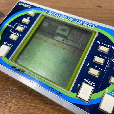 CASIO Electronic Game Champion Derby KG-100 Casio retro 1984 | eBay