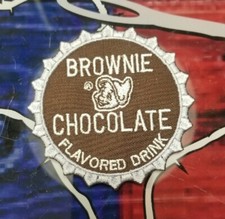 PARCHE DE BEBIDA BORDADO CON SABOR A CHOCOLATE BROWNIE (Leer anuncio)