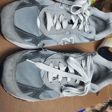 New Balance 993 Made In USA Cool Grey Colorway Mens 9 Distressed