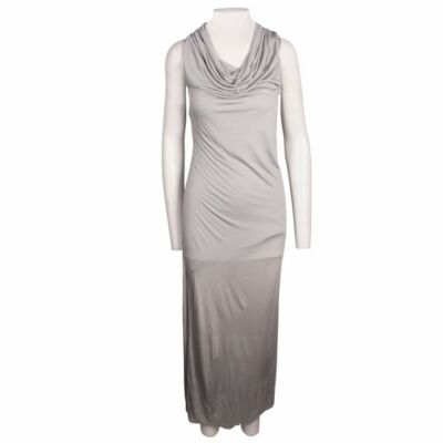 HELMUT LANG Draped Racerback Kinetic Jersey Dress Size Medium M | eBay