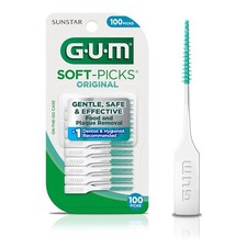 Soft Dental Picks for Teeth Cleaning and Gum Health with Convenient , 100 Count