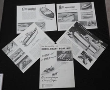 1953-54 Chris-Craft Wood Boat Kit Catalog 12' 14' 16' 17' 21' 26' 31' CRUISER
