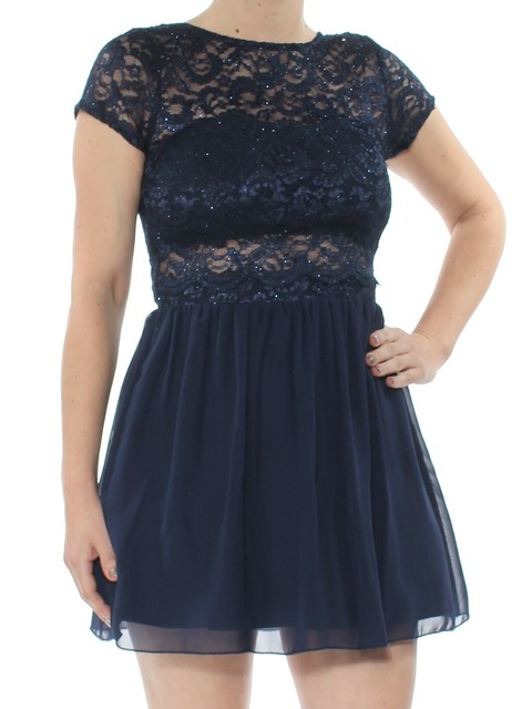 speechless glitter lace dress