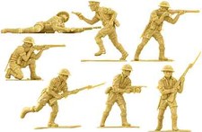 Airfix WWII British 8th Army 51456 - set of 14 figures no box