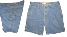 Faded Glory Men's Carpenter Jean Shorts Denim Jorts Size 44 Excellent Condition