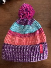 Bula Canada Kids Girls Boys Fleece Lined Pom Beanie Hat