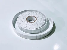 Pre-Cut Double Sided Adhesive Foam Mounting Tape, 10 Ft Long, 250 per roll