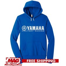 YAMAHA FACTORY RACING PREMIUM FLEECE HOODIE Motocross Sweatshirt ATV OEM R1 R6