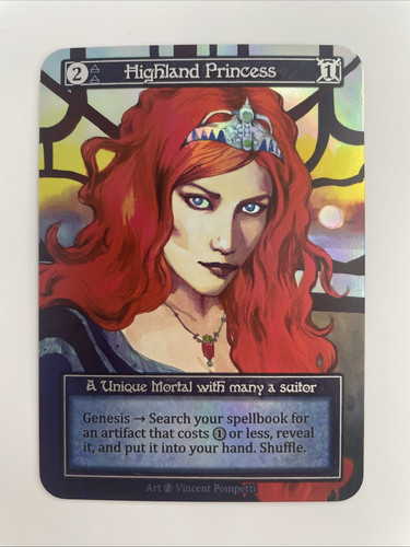 Highland Princess NM/M - Unique - Sorcery Contested Realm Beta FOIL - Picture 1 of 10