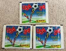 Pacchetto Sticker Sigillato Panini USA 94 World Cup 1994, trova Maradona, 3 confezioni