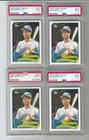 (4) 1989 TOPPS TRADED PSA MINT 9 KEN GRIFFEY JR. ROOKIE CARDS (61, 84, 85, 86)