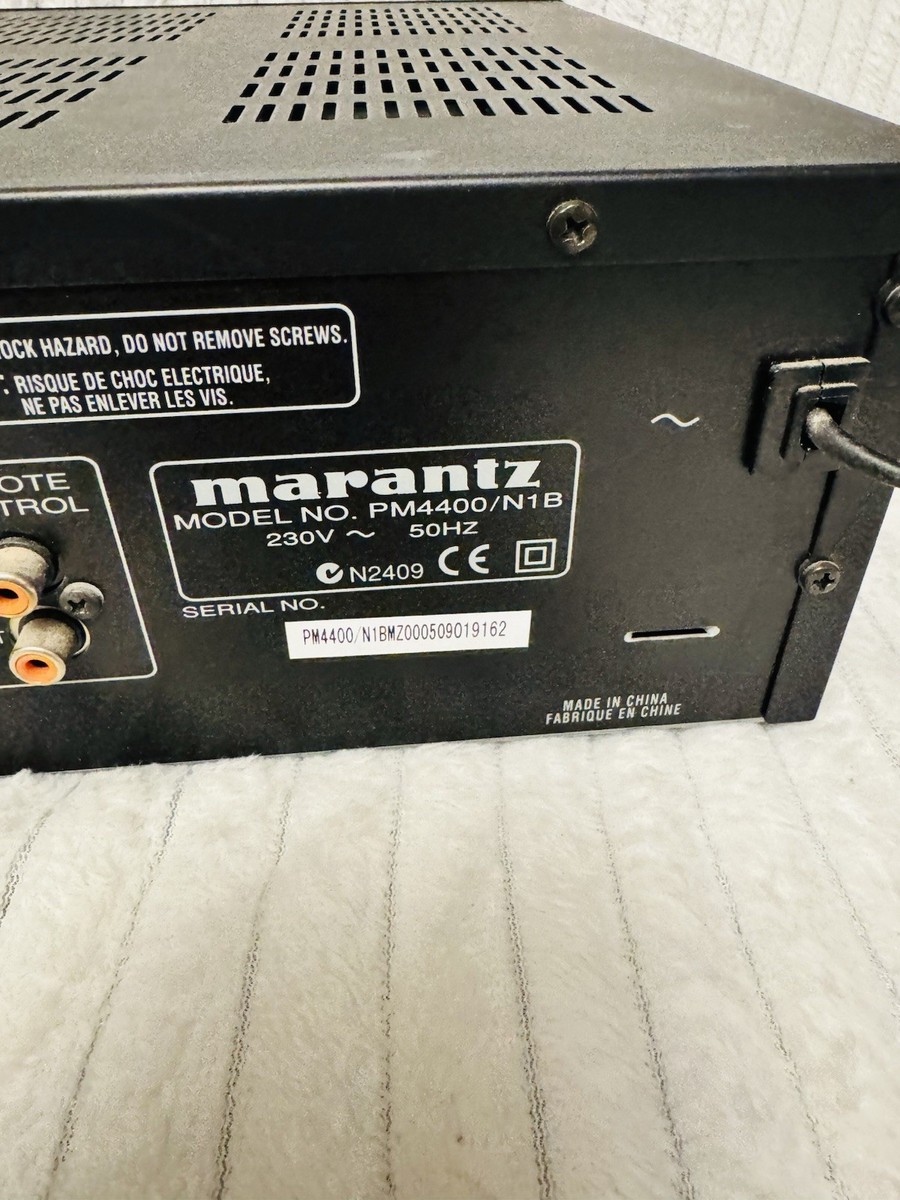Marantz PM4400 Integrated Amplifier Black | eBay