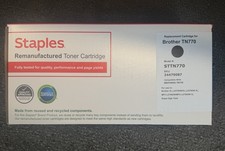 Brother TN770 Black Super High Yield Toner Cartridge - Staples Genuine