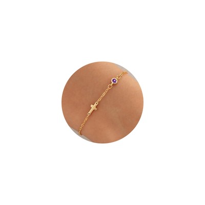 Dainty Gold Cross Bracelets for Women Easter Basket Stuffers Birthday Gifts for