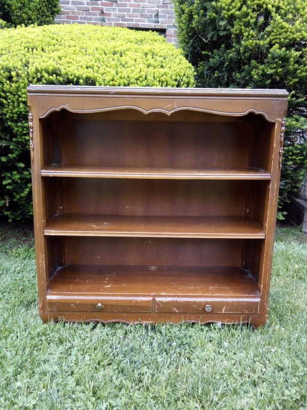 Vintage Wooden Bookcase 