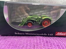 Schuco 1/43 Fendt Favorit lll MIT Frontloader Crack In Case