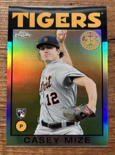 Casey Mize 2021 Topps Chrome 1986 35th Anniversary ROOKIE RC INSERT 86BC-13 MLB
