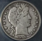 1906-O Barber Half Dollar ANACS F-15 - Cert #7870392 - Choice Fine New Orleans