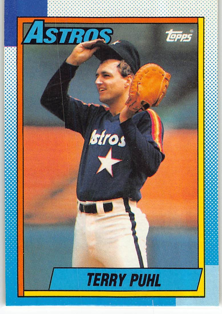1990 Topps #494 Terry Puhl