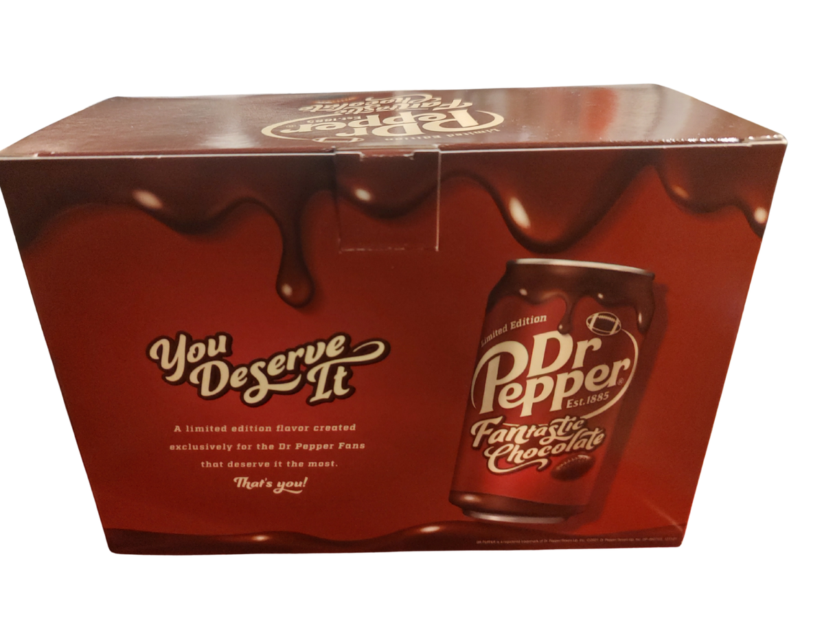 RARE Dr Pepper Fantastic Chocolate | 2 Full 12oz Cans! | Limited