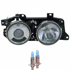 Scheinwerfer Frontscheinwerfer links H1/H1 für BMW 5er E34 inkl. Osram Lampen