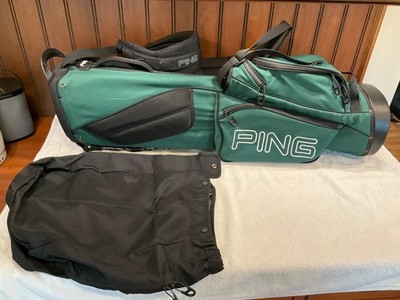 PING Mascot Golf Stand Bag - Monogrammed E2 Dual Strap - Forest Green +Rain Hood