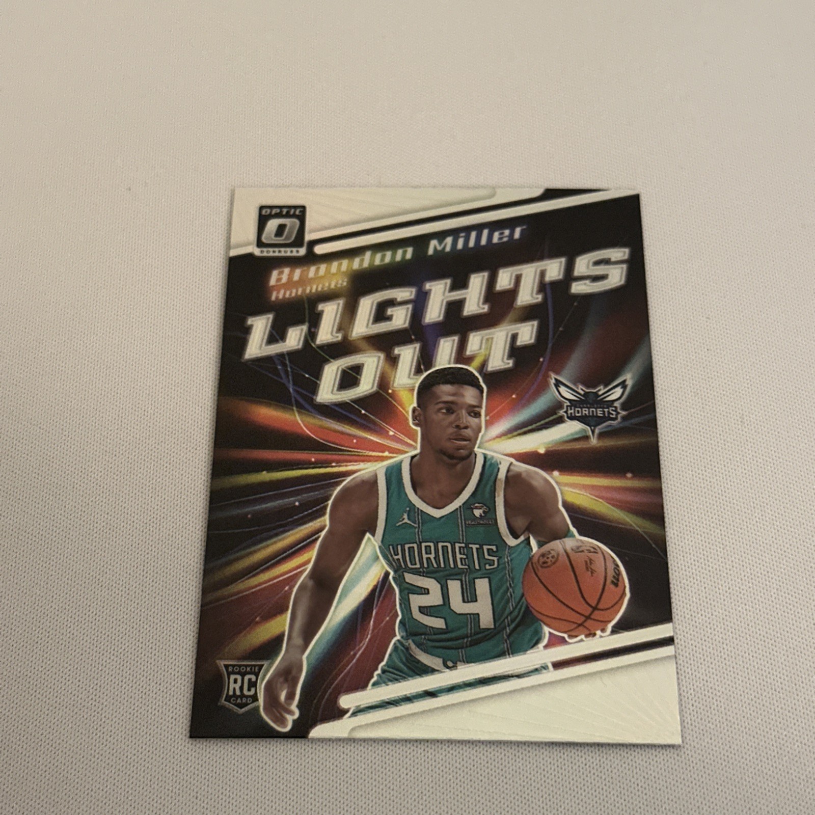 2023-24 Panini Donruss Optic - Lights Out Brandon Miller #2 Holo Prizm (RC)