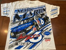 NASCAR Mark Martin Viagra Racing All Over Print AOP Tee   Sz XL New Old Stock