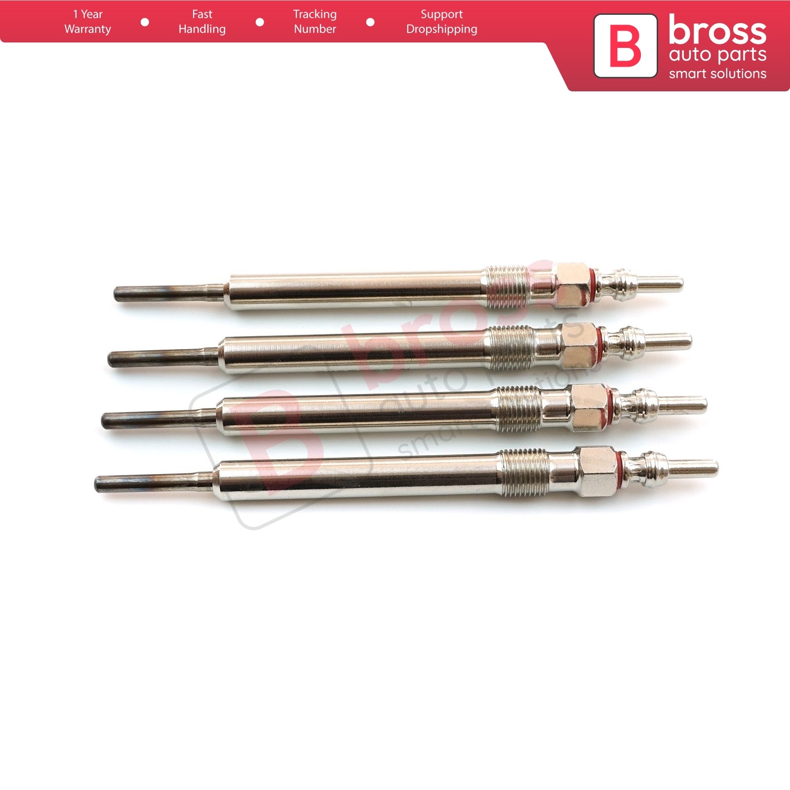 4X Glow Plug Auxiliary Heater 4.4 V 03L963319 059963319F for Audi Seat Skoda VW