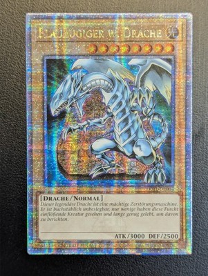 Blauäugiger w. Drache LC01-DE004 Quarter Century Secret Rare Deutsch NM Yugioh